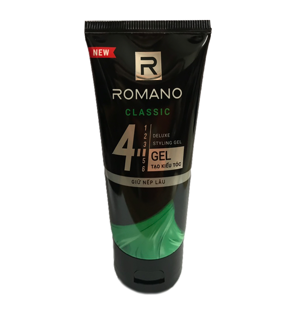 Gel tạo kiểu tóc cho Nam Romano Classic làm mềm tóc 150g/ tuýp