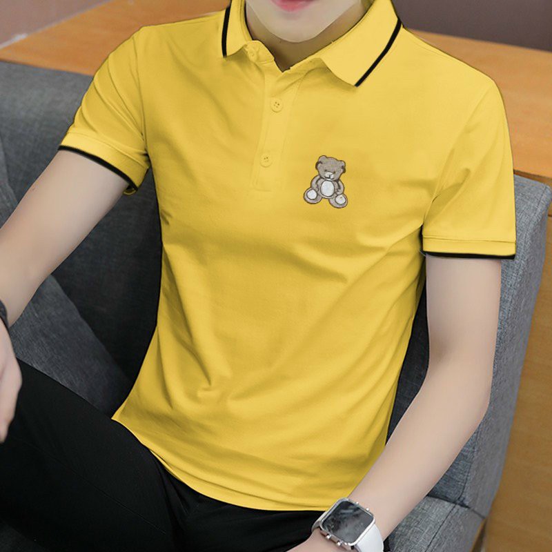 [Hoàn Tiền 15%] Áo thun nam có cổ polo cao cấp - Áo phông nam cổ bẻ phong cách Hàn Quốc - Chất liệu cotton co giãn mềm mịn, không nhăn , không xù, thấm hút mồ hôi tốt- Hình chuẩn shop ( full team mac) DIỄM NHI SHOP LKP0012
