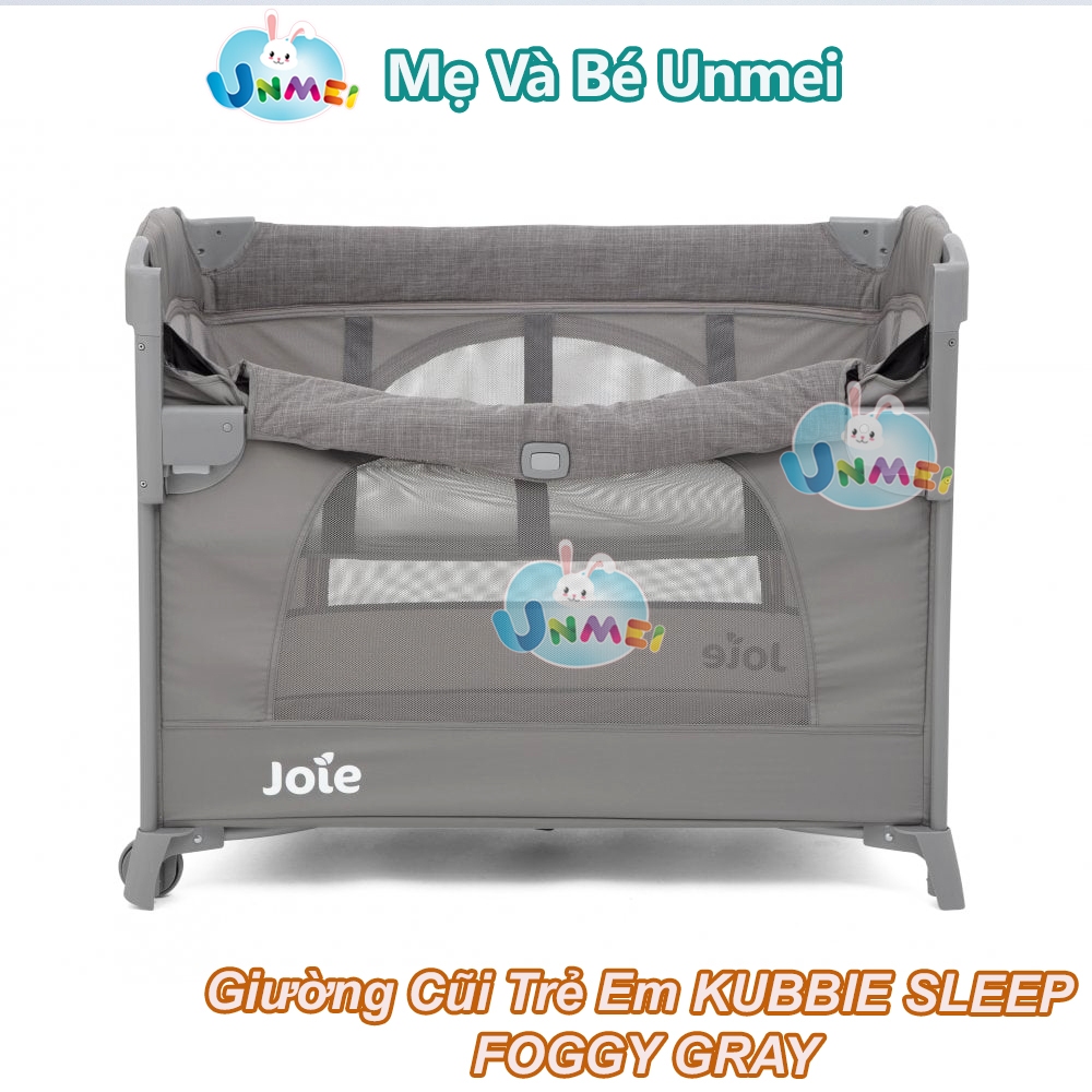 Chính hãng - Bảo hành 12 tháng - Giường cũi trẻ em Joie Kubbie Sleep Foggy