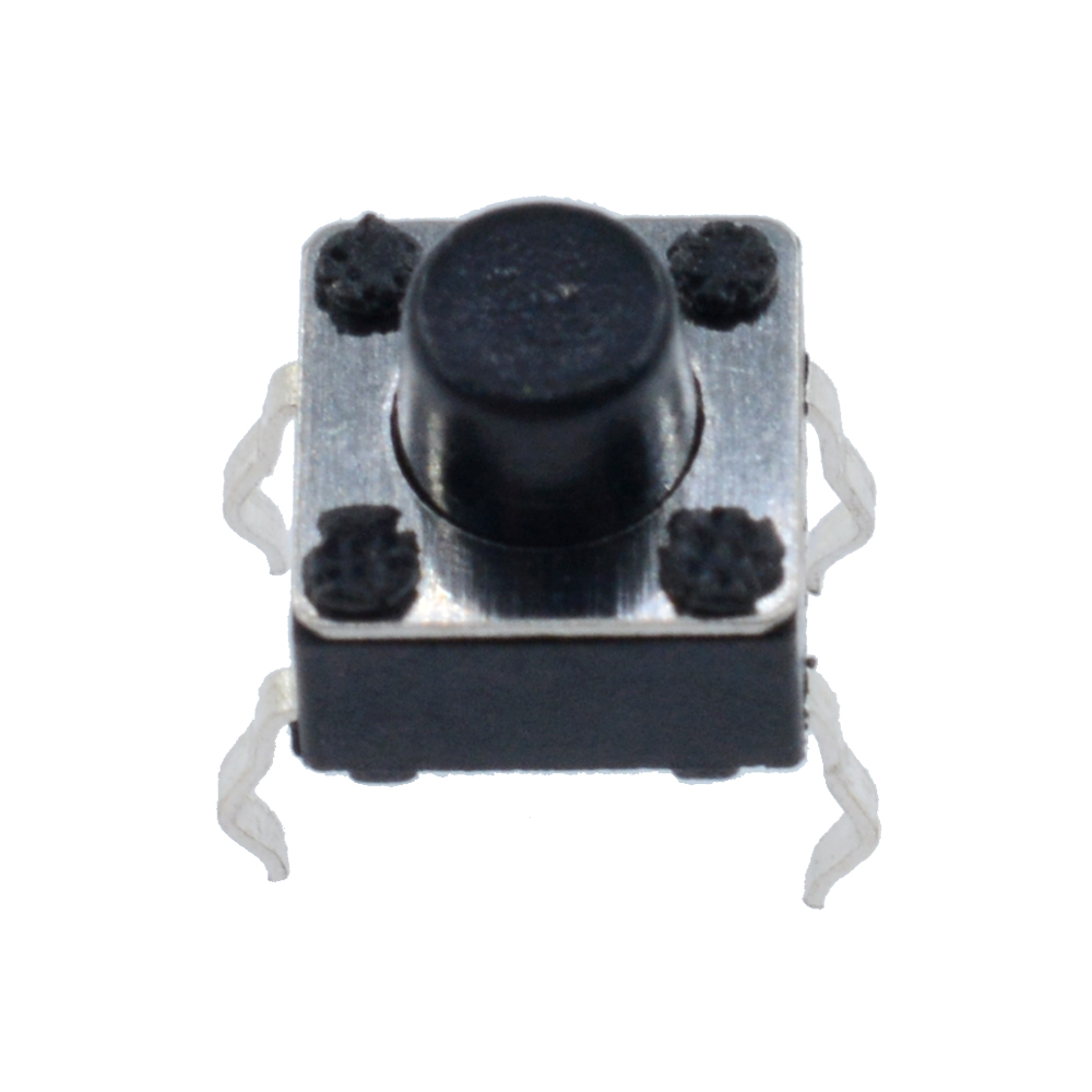 DIPPRUN 100pcs 6*6*6MMTactile Push Button Switch 4 pins Micro Switch 4-Pin DIP Momentary Tact Switch Through-Hole