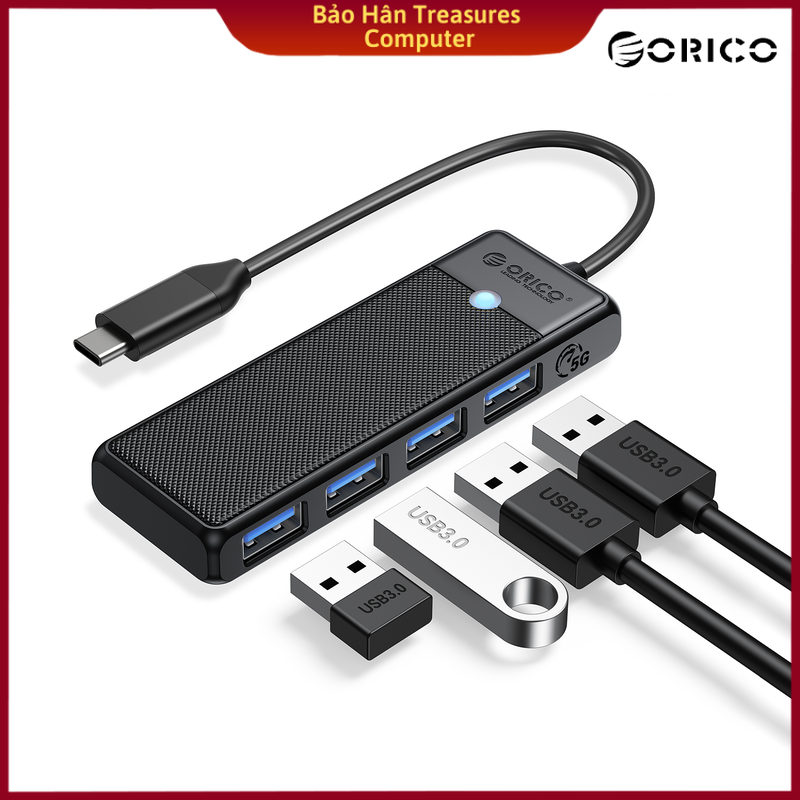 Usb typo 1 to 4 usb 3.0 hub usb hooric pappw4a-c3-original