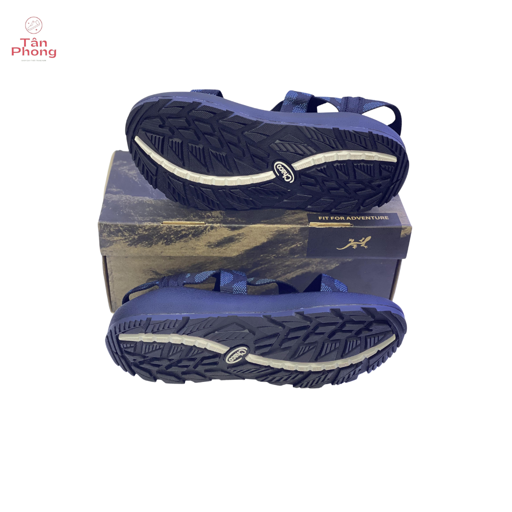 [Full hộp] Giày Sandal Chaco cao cấp - Xanh đen