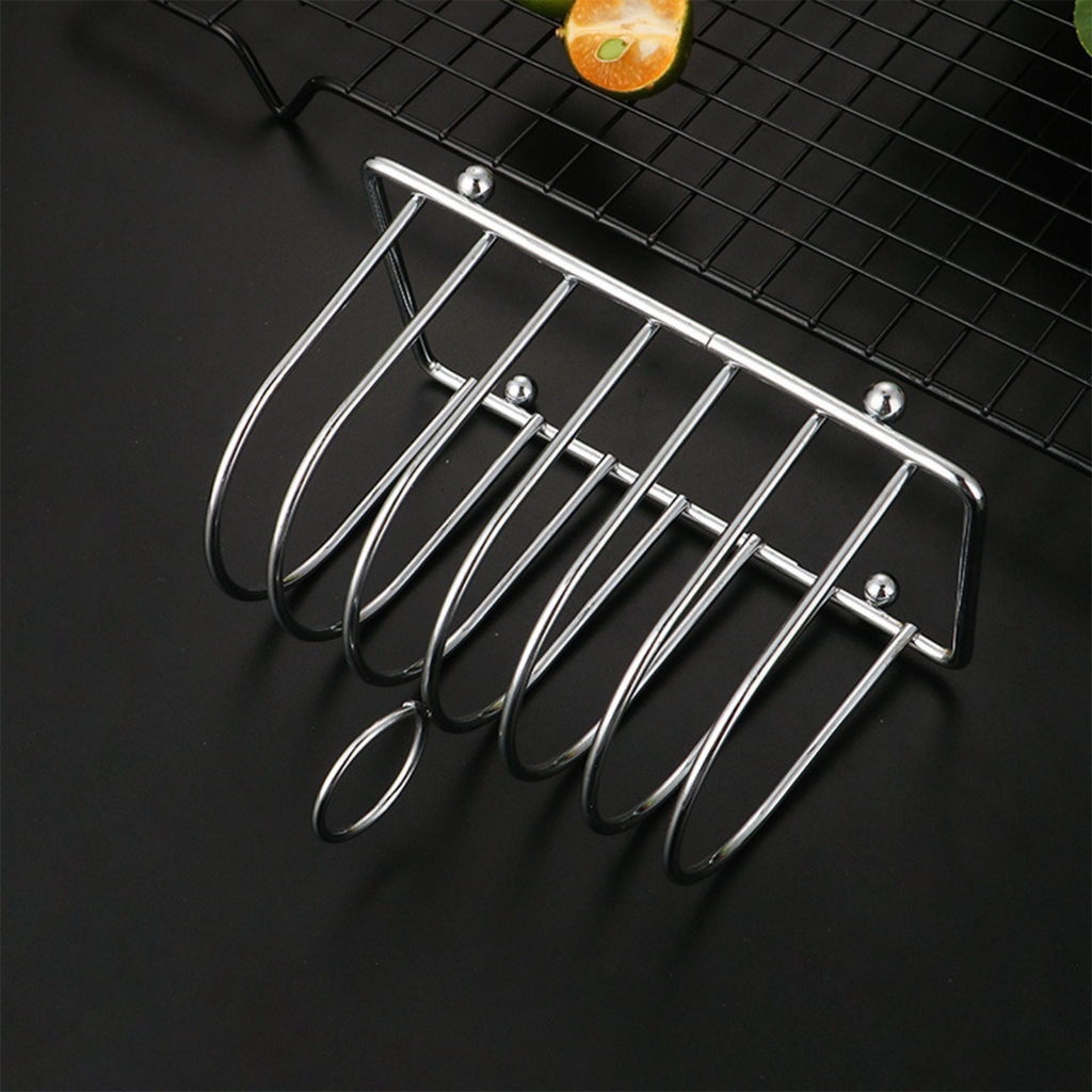 Toast Bread Rack Stainless Steel Bread Holder 6 Slices Bread Display Stand