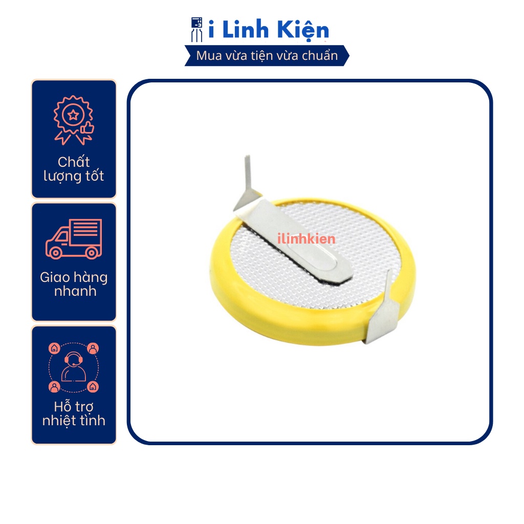 Pin CR1220 hàn mạch chân nằm chất lượng tốt