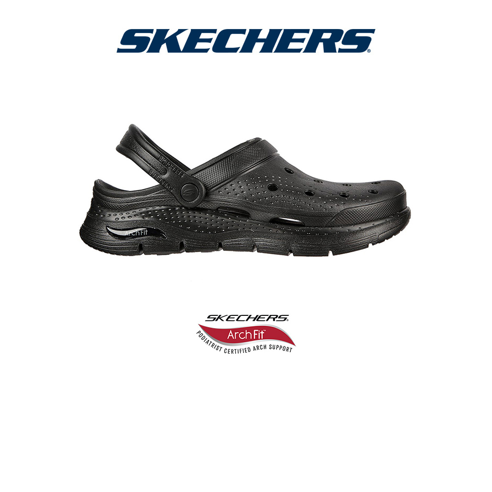 Skechers Men Foamies Arch Fit Valiant Walking Sandals - Anti-Odor, Arch Fit, Dual-Density, Hanger Optional, Machine Washable | Singapore