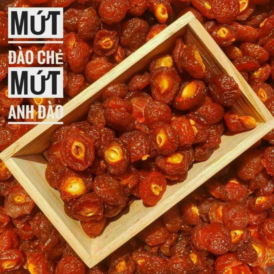 1KG MỨT ANH ĐÀO BỔ ĐÔI CHUA NGỌT SIÊU NGON