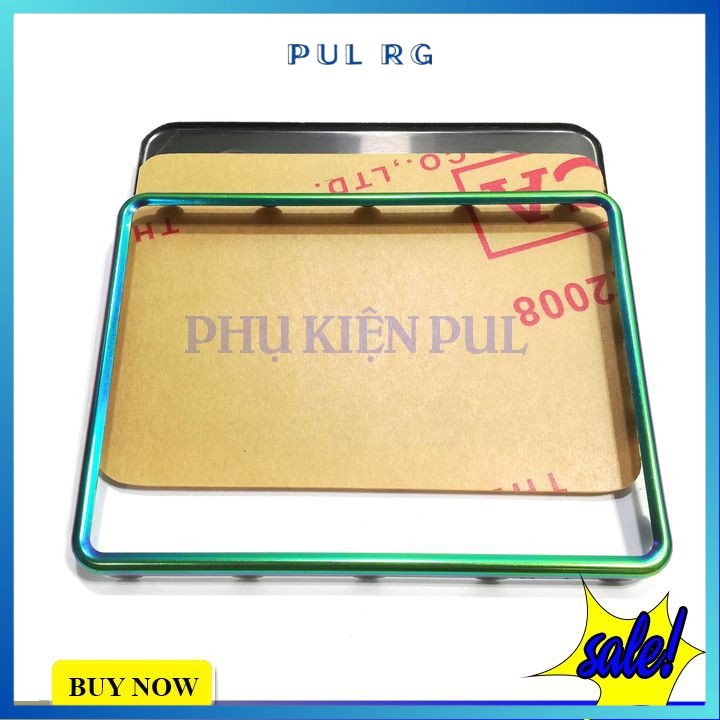 Khung viền bảng số xe máy full khung mica và pát gắn