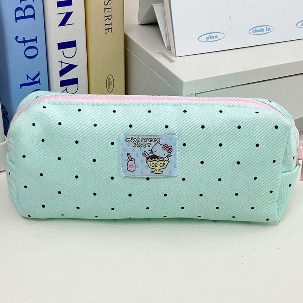High Quality Kitty/Miffy Pen Bag Large Capacity Canvas Pencil Case Multifunctional Pen Box Students. 