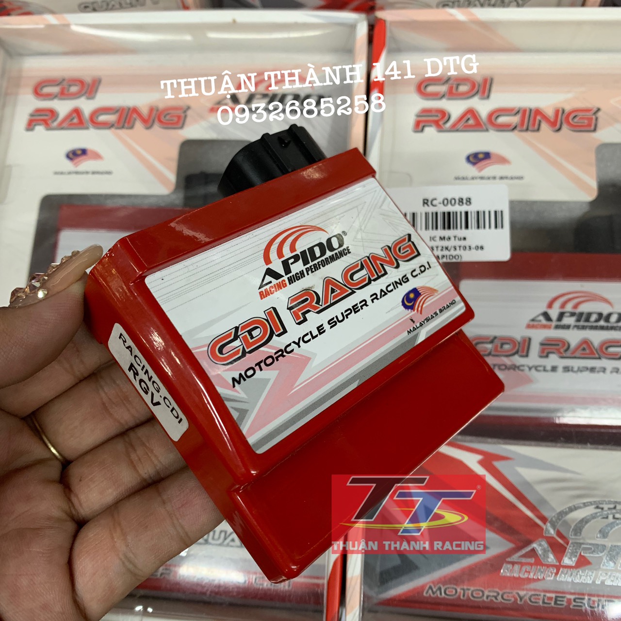 IC đấu đỏ sport - Xipo - Satria - RGV ( Apido )