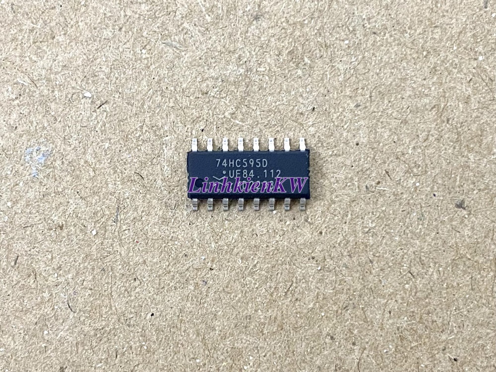 5 con ic dịch 74hc595d 74hc595 sop-16 mới, chính hãng.