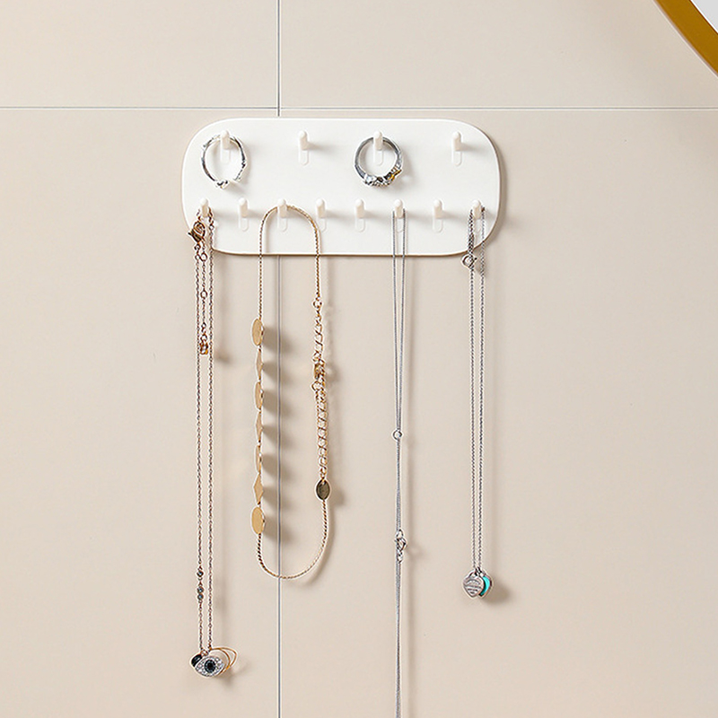 Ring Storage Rack Multifunctional Jewelry Storage Rack Hook Wall Mounted Ring Earring ...
