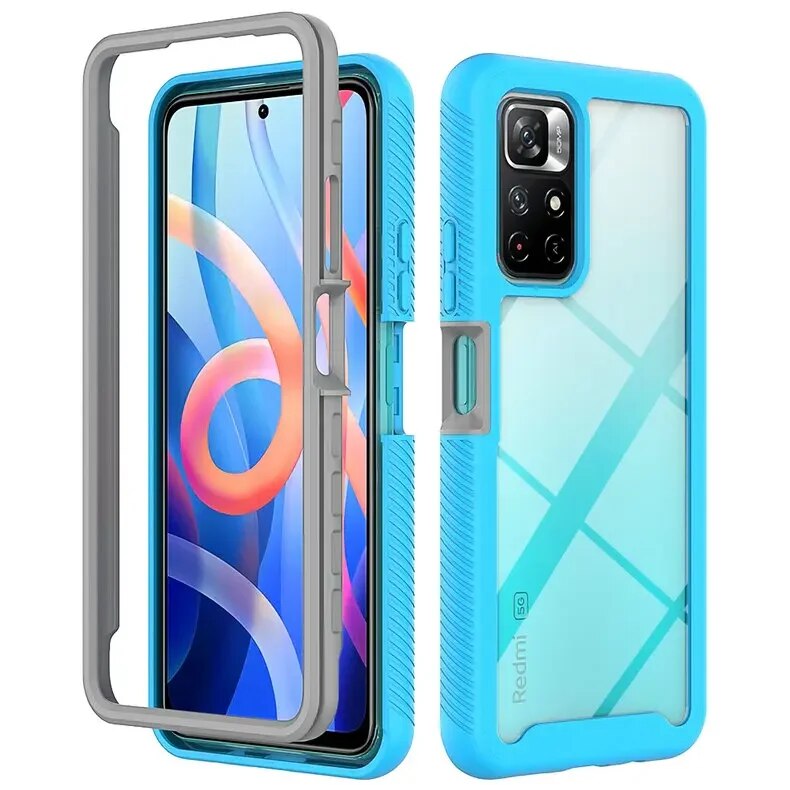 NEW%20For%20Poco%20C65%20X6%20X5%20X3%20Pro%205G%20Crystal%20Case%20Hard%20Silicon%20Bumper%20360%20Protect%20Back%20Panel%20Xiaomi%20Poco%20M5S%20X3%20NFC%20X%203%20Shockproof%20Cover%20-%20Image%207