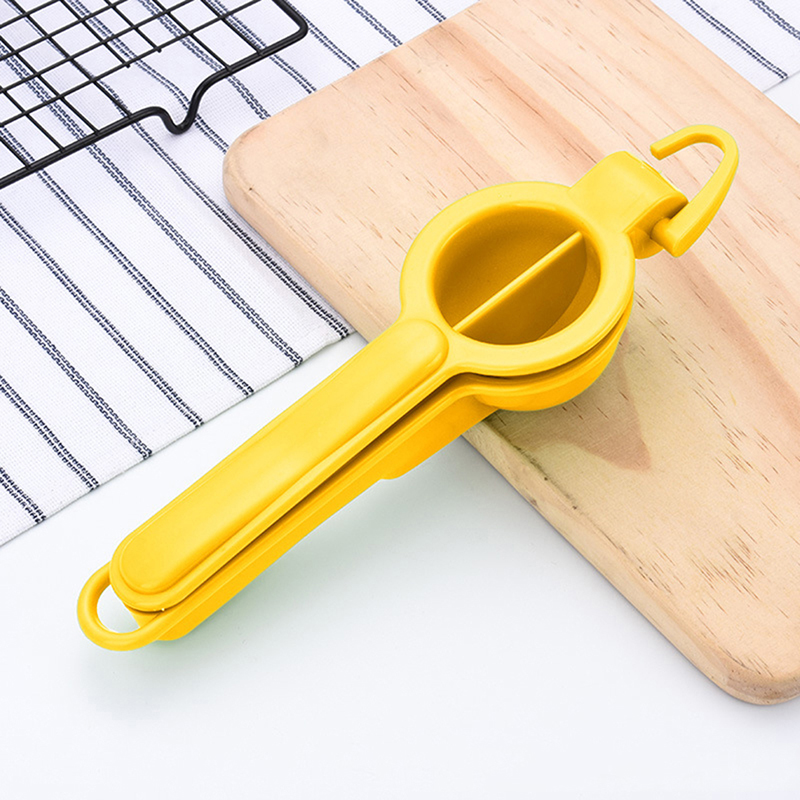 💖🎈🎈 1Pc Plastic Lemon Clip Kitchen Thickening Manual Fruit Juicer Mini Squeezer