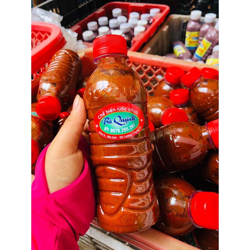 Mắm ruốc chua caʏ - mắm tép bà Quýnh đặc sản Nghệ An