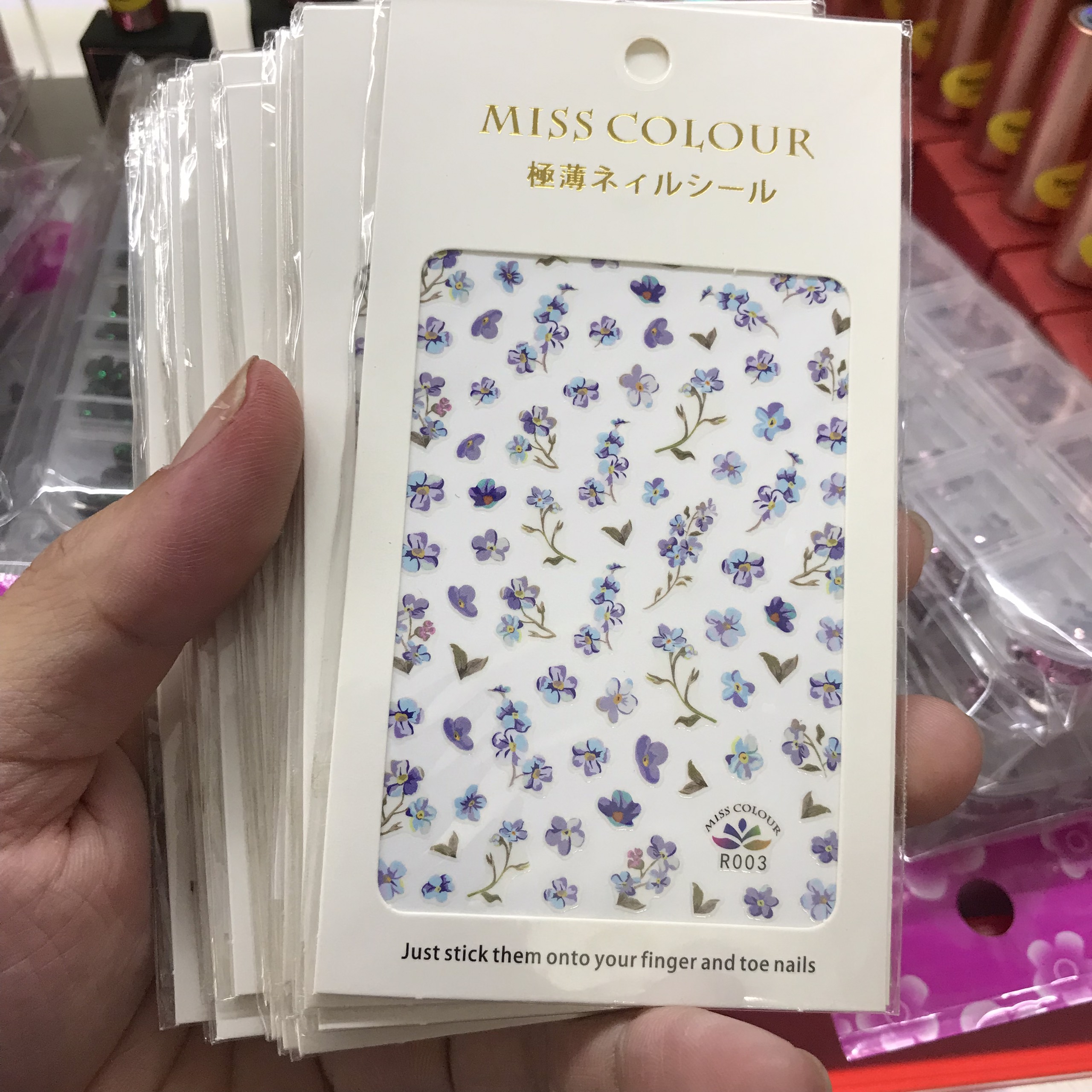 Nail sticker dán móng tay - Chân - HOT 3