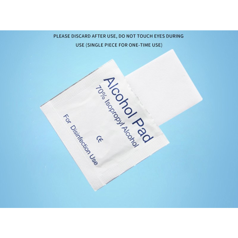 Hộp 100 miếng bông tẩm cồn Alcohol Pad
