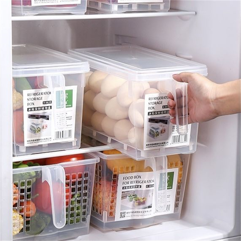 Refrigerator storage box, household drawer refrigerator crisper box, kitchen storage and food storage box, crisper box