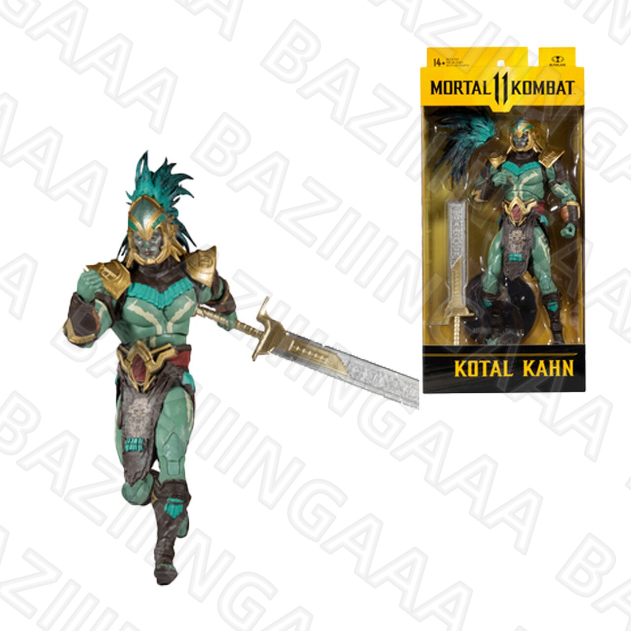 Mortal Kombat Nightwolf/Commando/ The Joker/Kabal Collectible 18Cm Action Figure Toys Doll Model Mcfarlane Toys