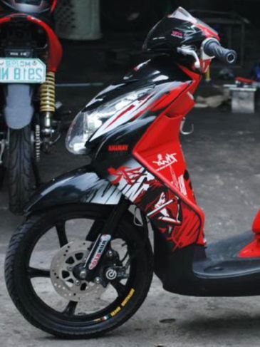 Tem Rời Mio Ultimo Samurai Dán Xe Đen