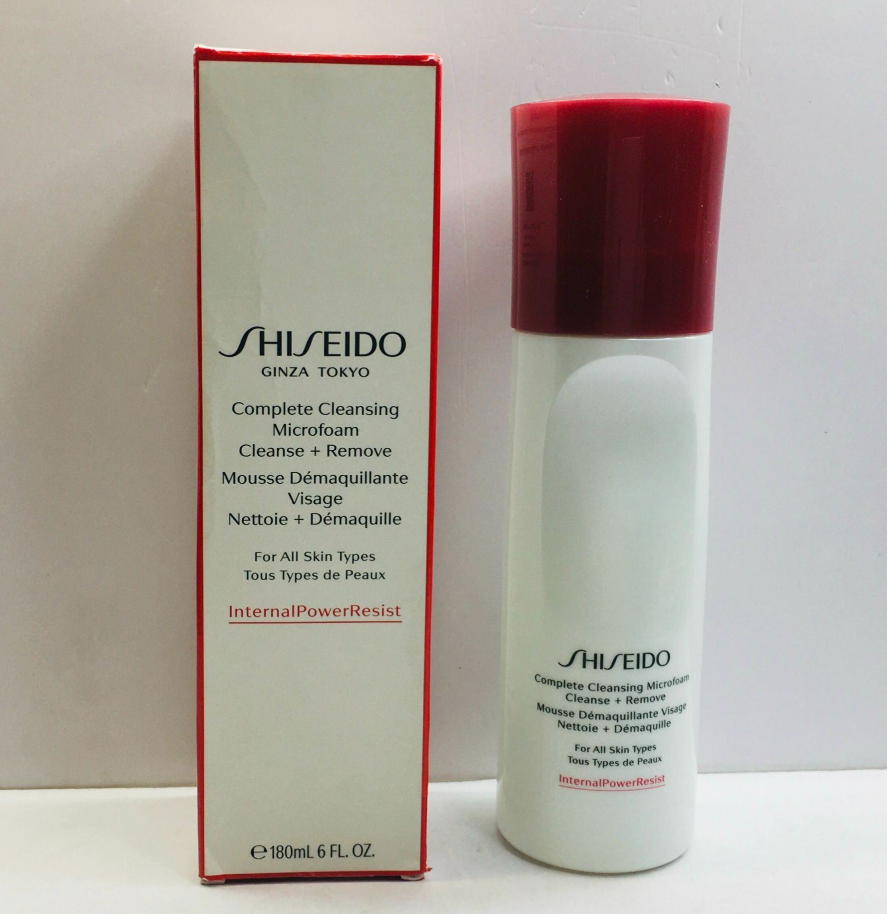 Sữa rửa mặt Shiseido Complete Cleansing Microfoam 180ml-Cửa hàng đồ Mỹ TPT
