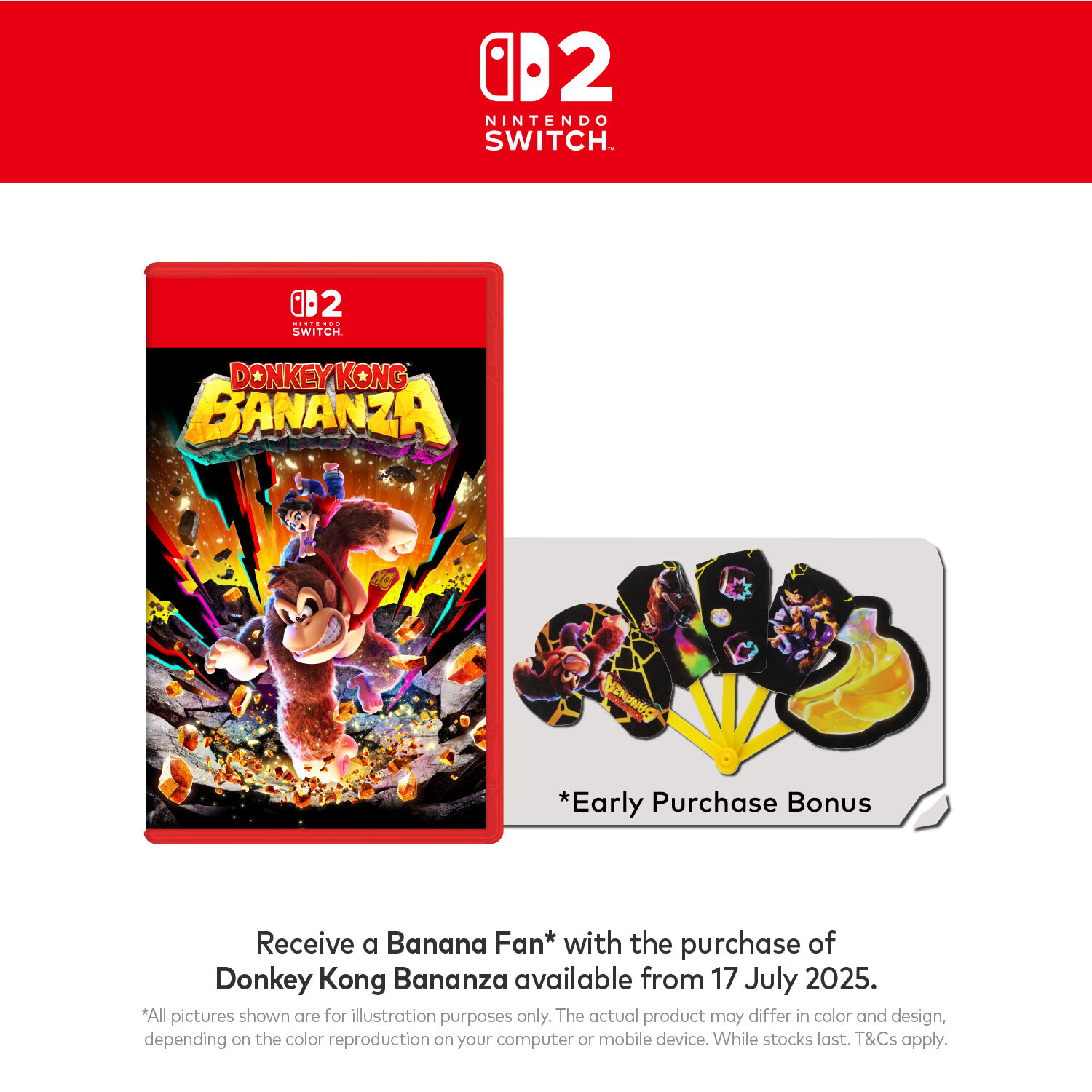 Nintendo Official Store] Donkey Kong Bananza - for Nintendo Switch