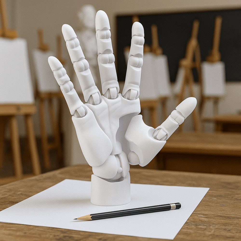 Joint Movable Palm Model Plastic Hand Joint Movable Model Biomimetic ...