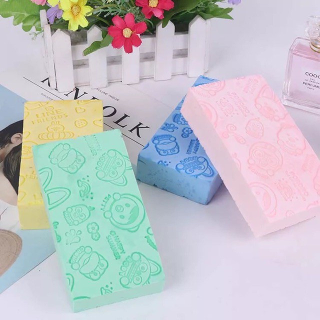 Bông tắm bọt biển tẩy tế bào chết siêu sạch