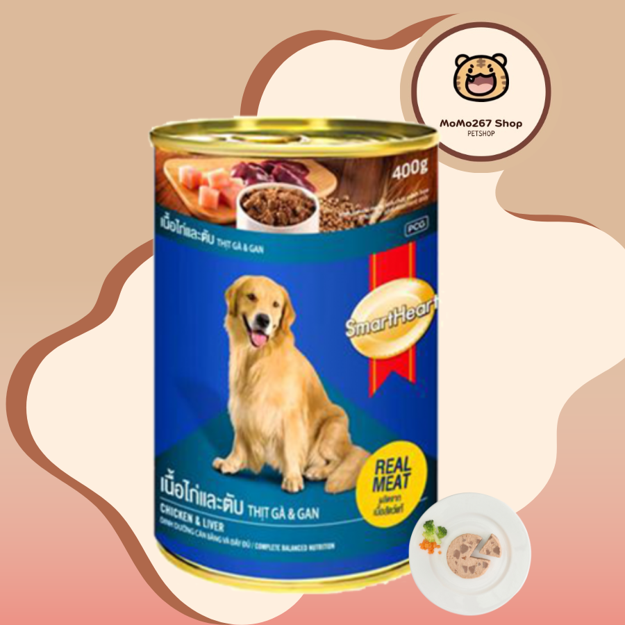 Pate Smartheart Bò & Gà Lon 400g