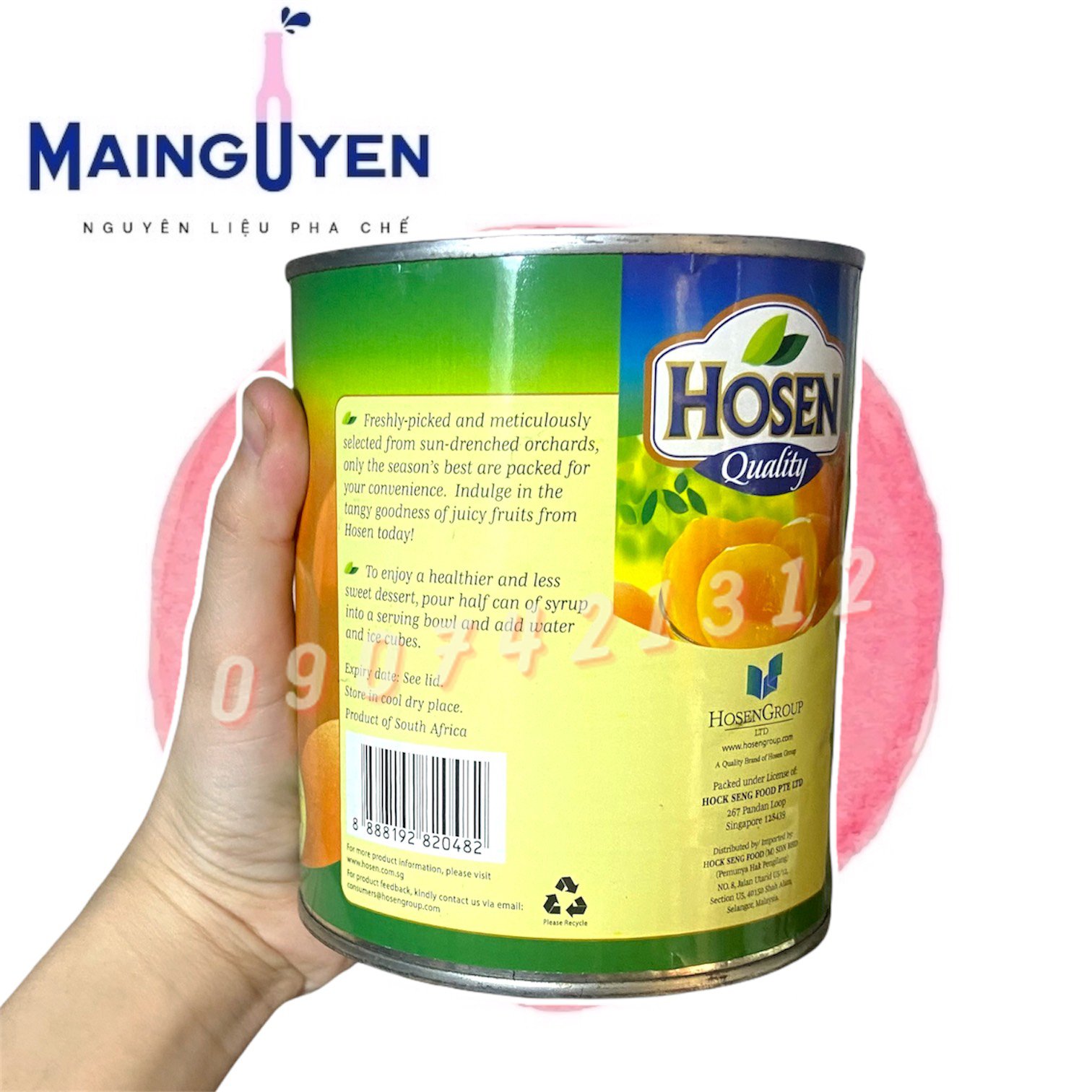 Đào thái Boddob 820gram Hàng Chính Hãng CTy (La MEGA) Nhập Khẩu