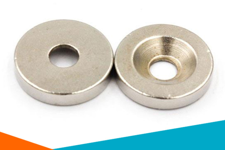 Nam Châm Đất Hiếm Tròn Có Lỗ 3mm