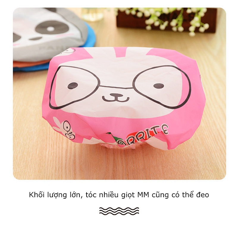 mũ chụp tóc khi tắm và rửa mặt