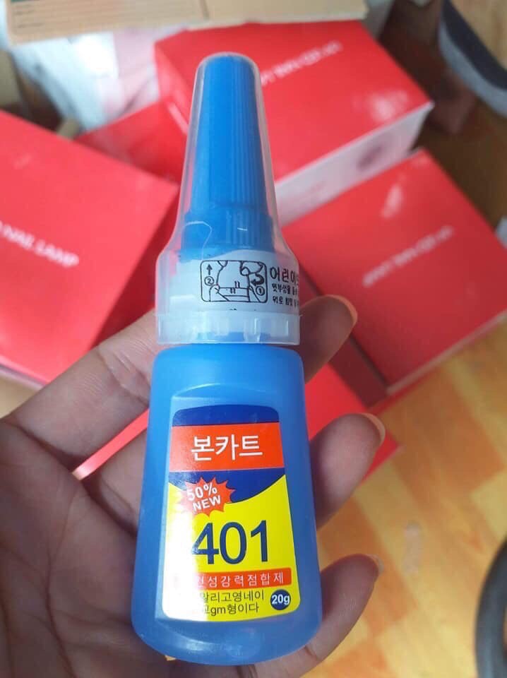 KEO DÁN MÓNG SIÊU CHẮC 401 Chai 20g