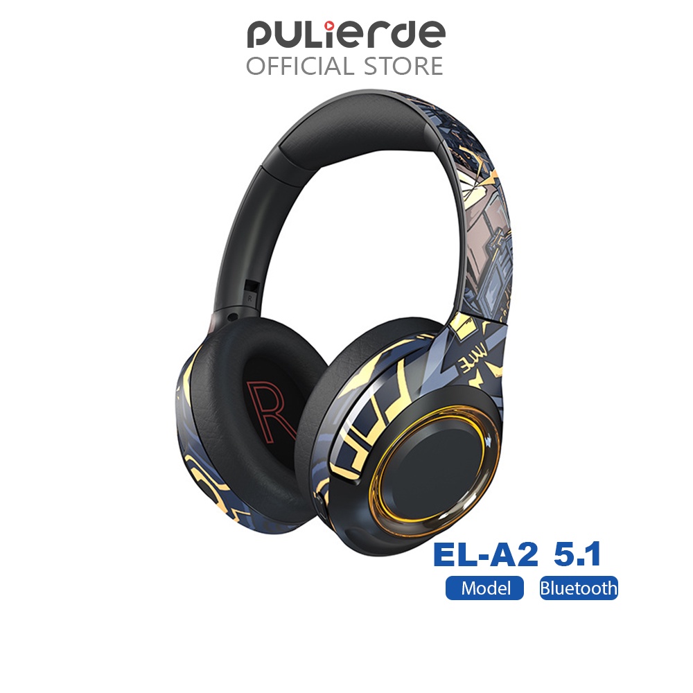Tai nghe chụp tai Pulierde EL-A2 Fone không dây bluetooth có micro