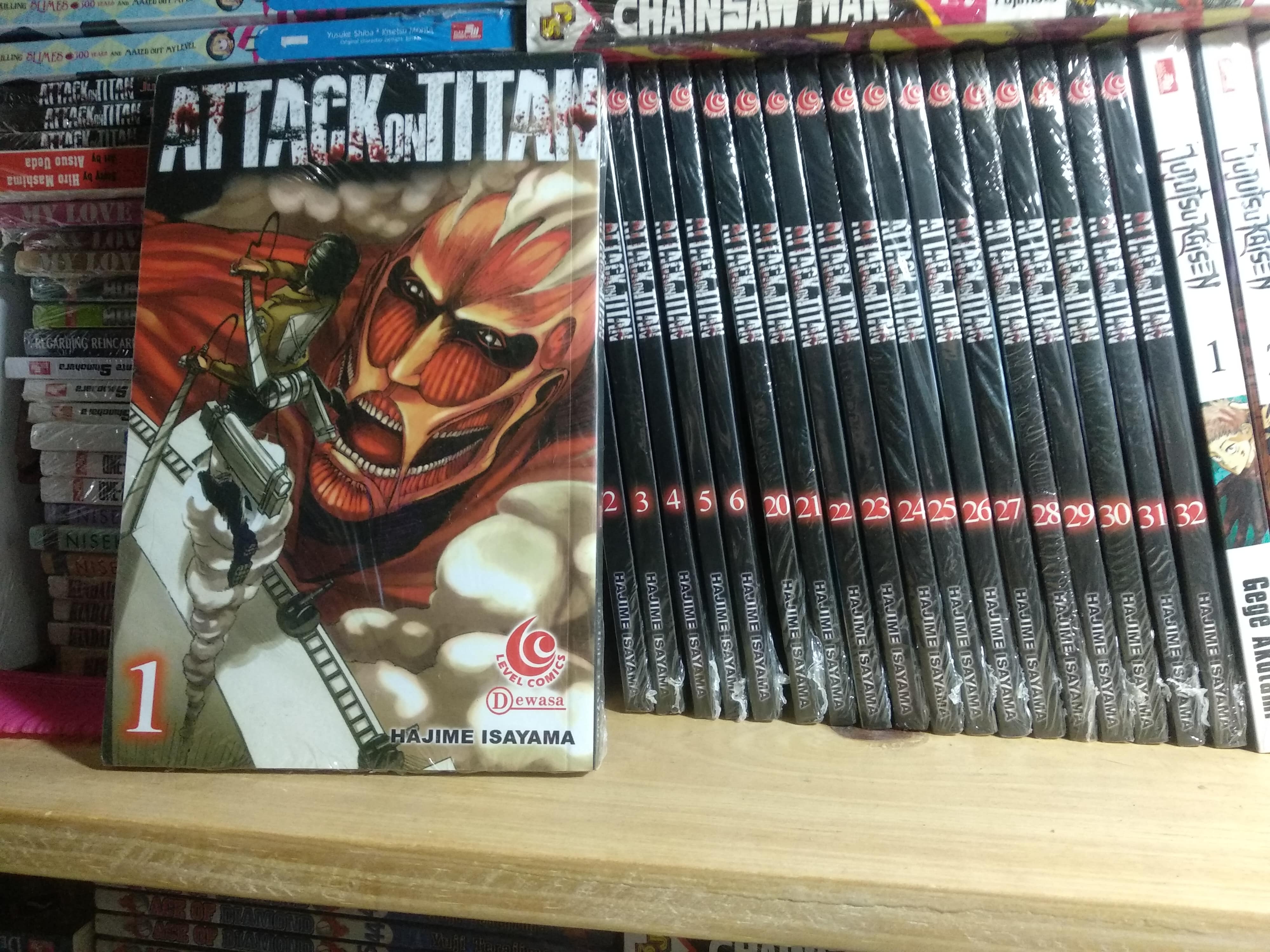 Komik Manga Attack on Titan / Shingeki no Kyojin Lazada Indonesia
