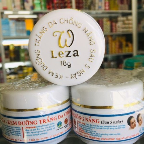 Kem wleza dưỡng trắng da chống nắng 18g