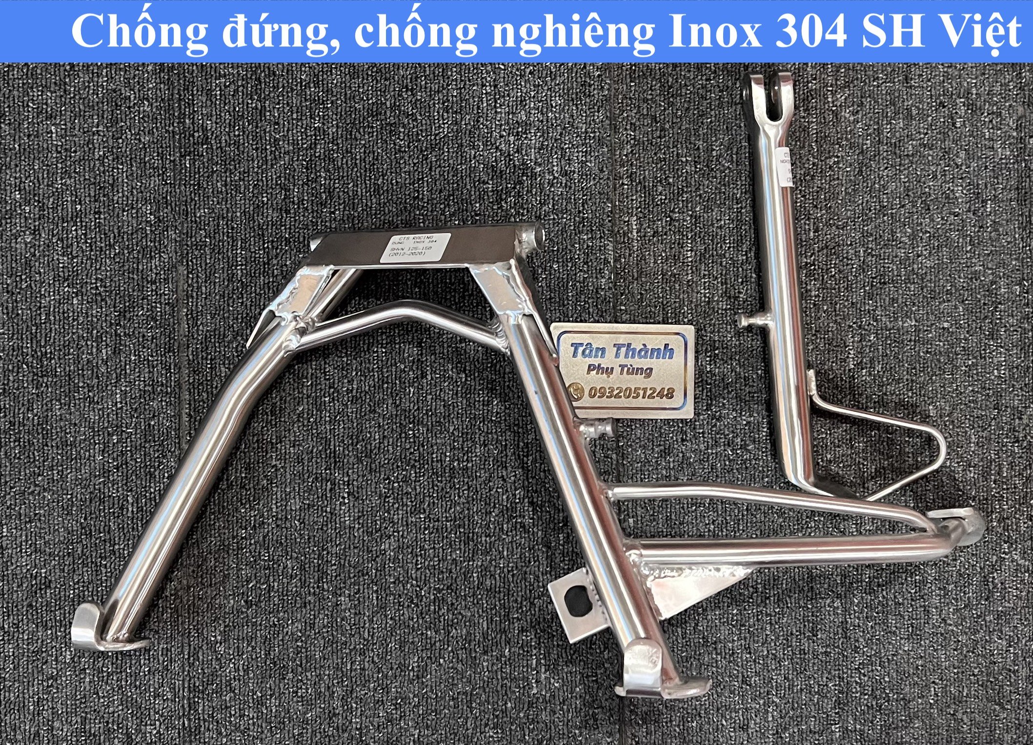 Combo chống đứng, chống nghiêng inox 304 sh việt 2017-2022