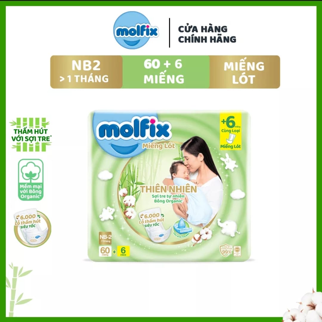 Miếng lót tả molfix nb2 60m+6
