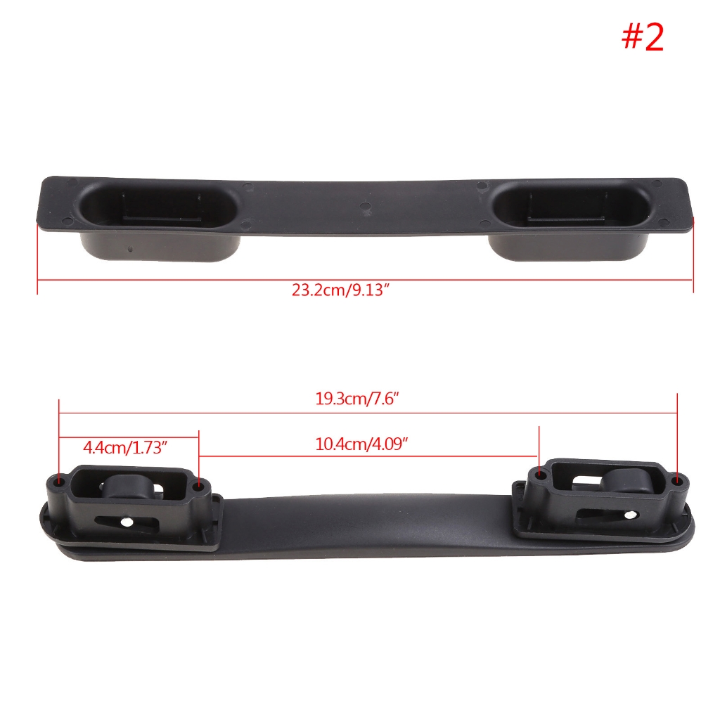 1PC pplastic vali hành lý cho dây đeo dự phòng tay cầm linh hoạt tay cầm thay thế