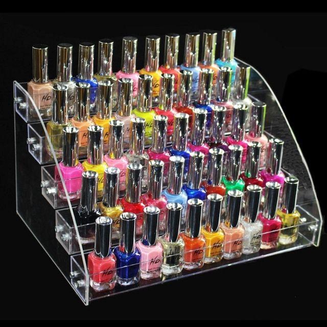 Kệ mica trưng bày sơn móng tay, kệ đựng đồ nail