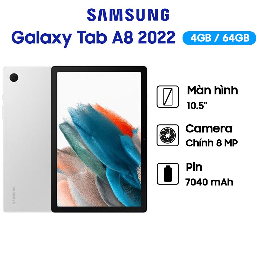 Máy Tính Bảng Samsung Galaxy Tab A8 2022 Wifi Hàng Chính Hãng Bảo