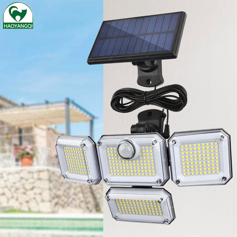 Solar light body sensor lamp garage road light outdoor garden light split solar wall light Solar lamp LED