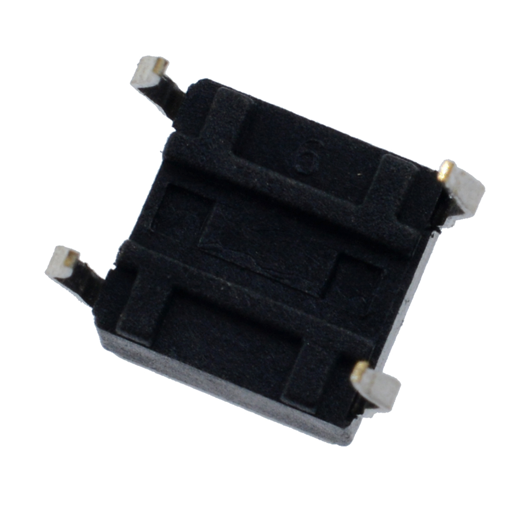 DIPPRUN 100pcs 6*6*6MMTactile Push Button Switch 4 pins Micro Switch 4-Pin DIP Momentary Tact Switch Through-Hole