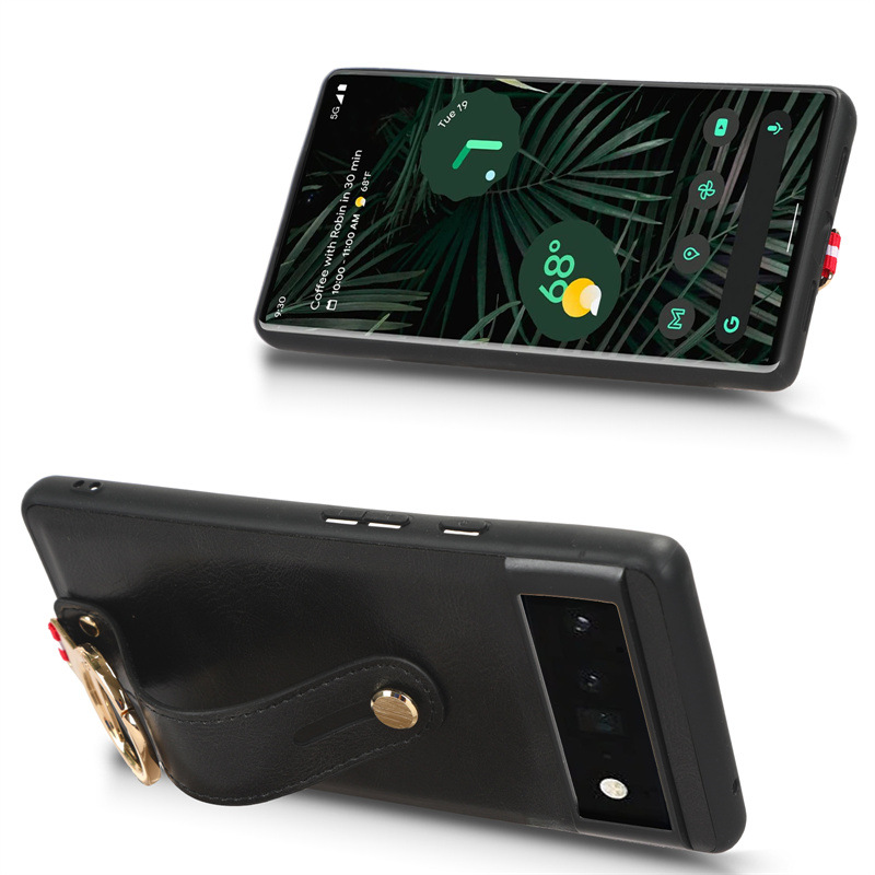 Google%20Pixel%206%20Phone%20Case,Wristband%20Strap%20Kickstand,handstrap%20Grip%20Loop%20Strap%20Leather%20Case%20for%20Google%20Pixel%206%20-%20Image%206