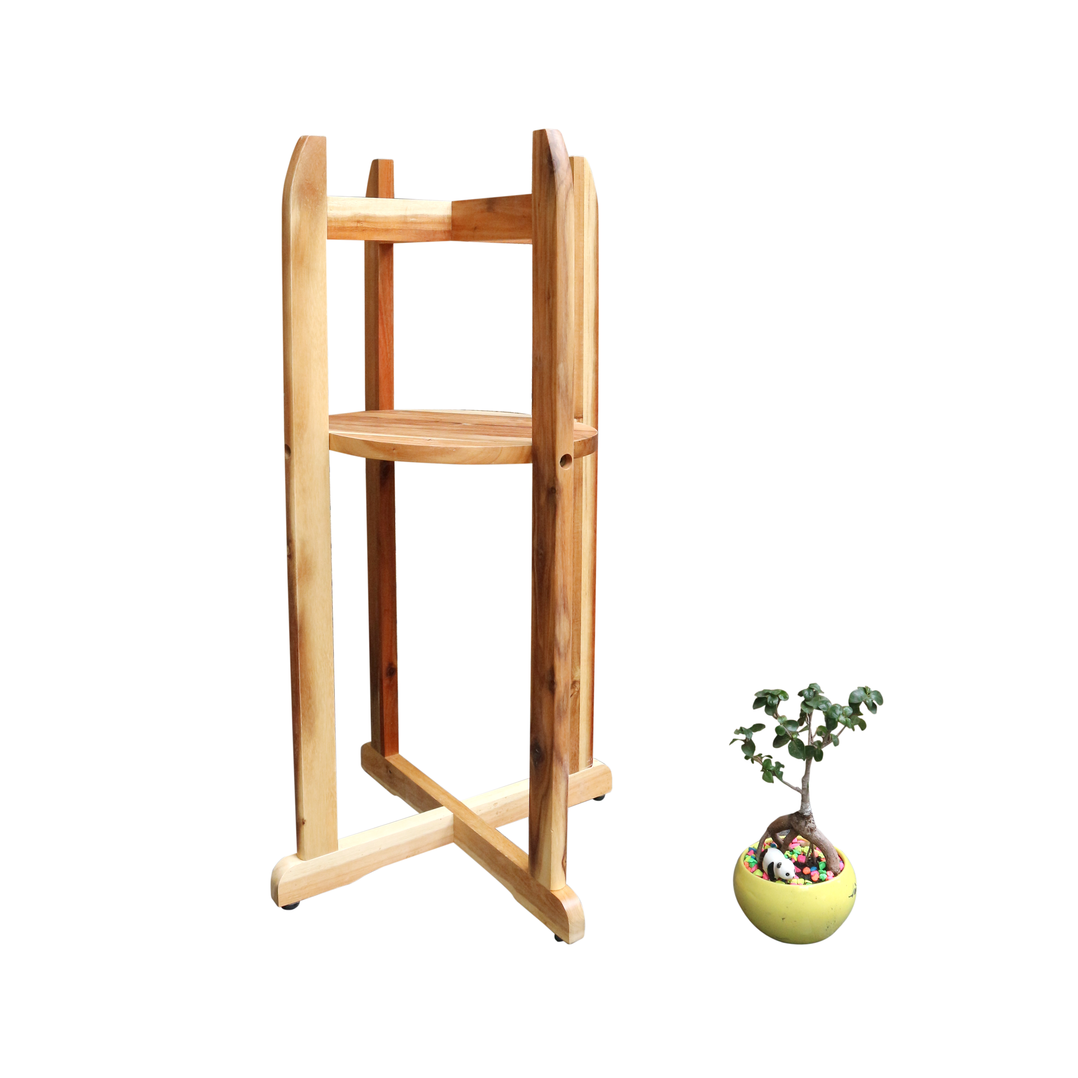 Kệ gỗ đựng bình nước 20L, kệ để cây cảnh lớn