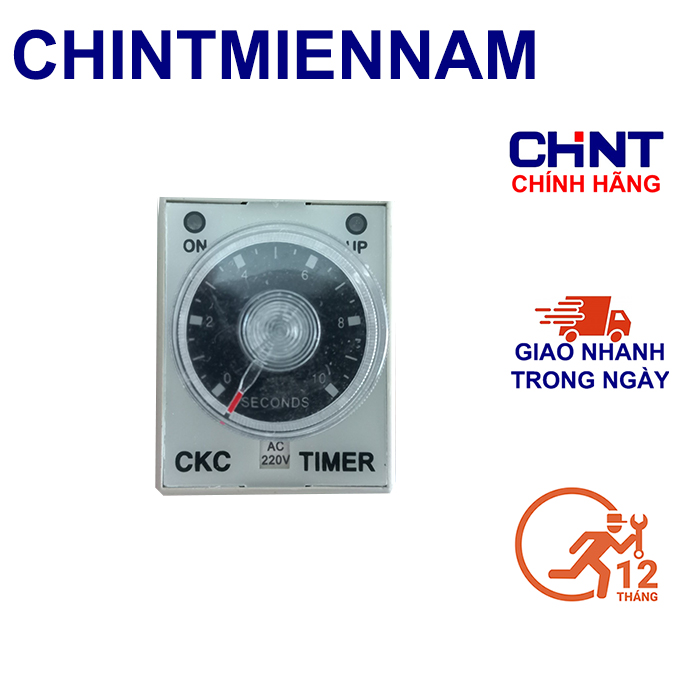 Timer CKC 10s 30s Đã kèm đế Rơ le thời gian CKC Công tắc thời gian CKC
