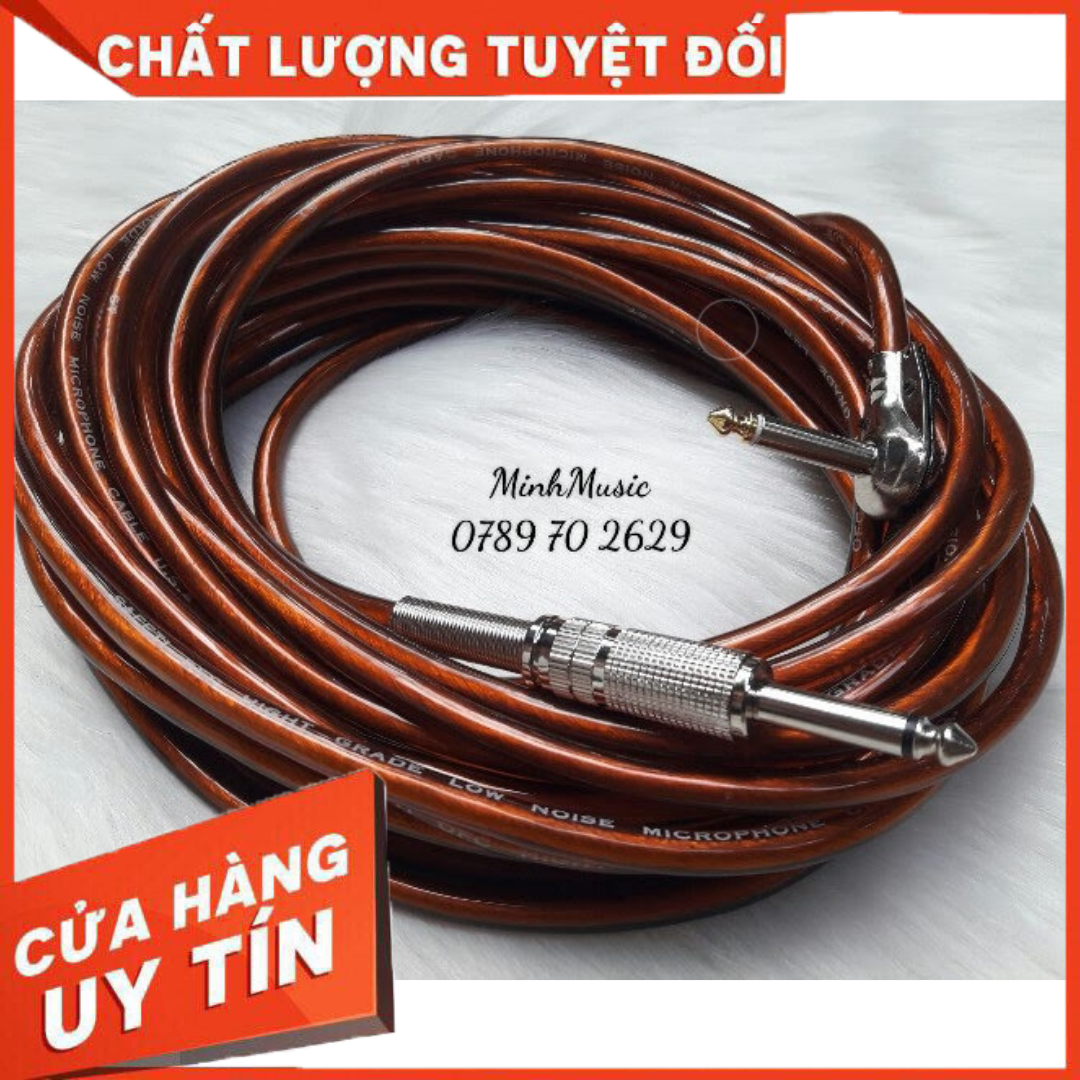 [HCM]Dây line ( jack ) cắm đàn guitar 10m MMS hình thật