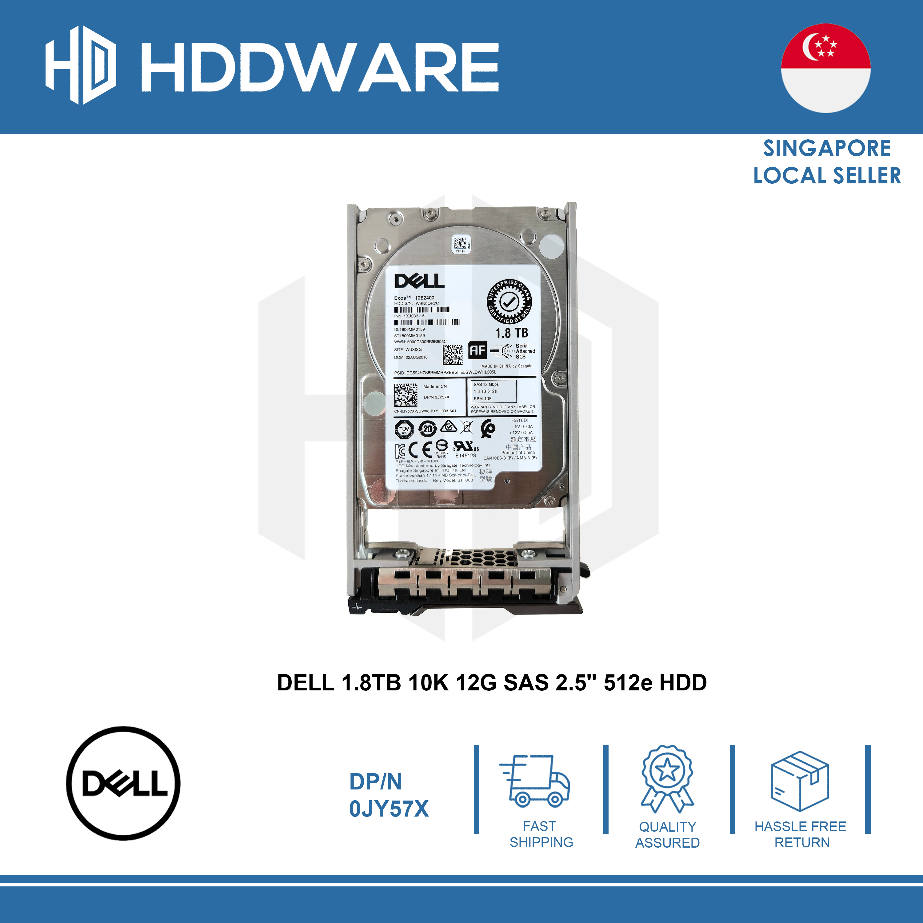 HGST 3.84TB SSD SAS 2.5  12G Serveur Dell Disque Dure R540 T640 R640 R740