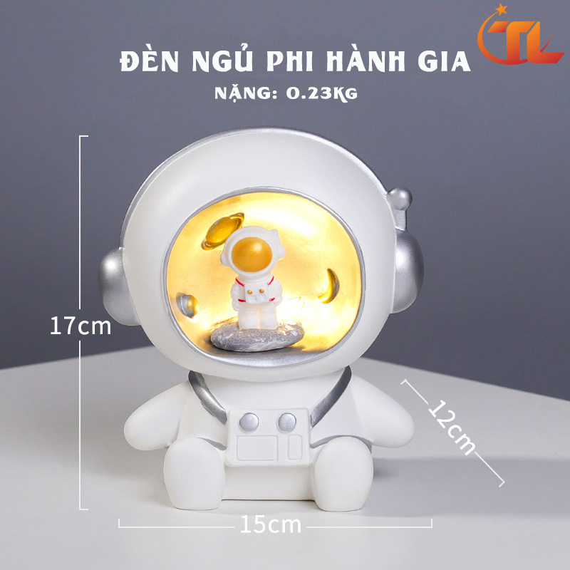 Đèn ngủ trang trí phi hành gia TẶNG KÈM 1 VỈ PIN