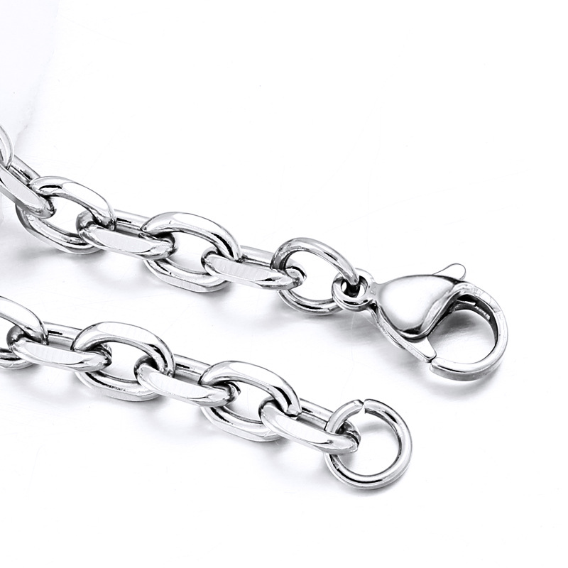304 Stainless Steel O-Batch Corner Chain Cross Chain Trendy Men's ...