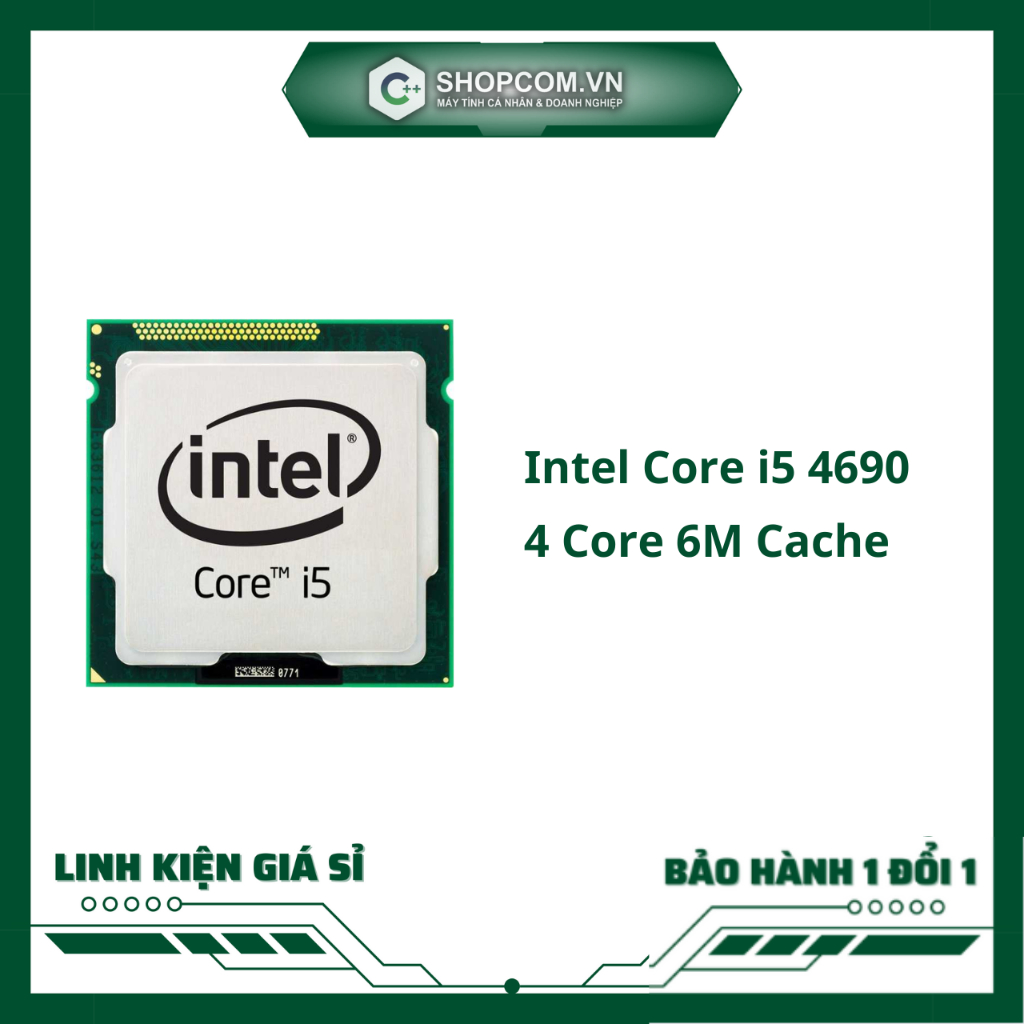 Intel core i5-4690 - 4 core 6m cache